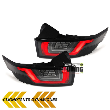 2 FEUX LED CELIS LOOK PHASE 2 & CLIGNOTANTS DYNAMIQUES LAND RANGE ROVER EVOQUE (04656)