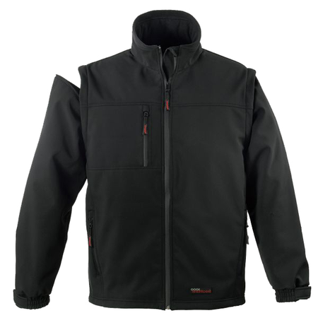 Veste Softshell YANG 2 en 1 noir TM - COVERGUARD - 5YANDM