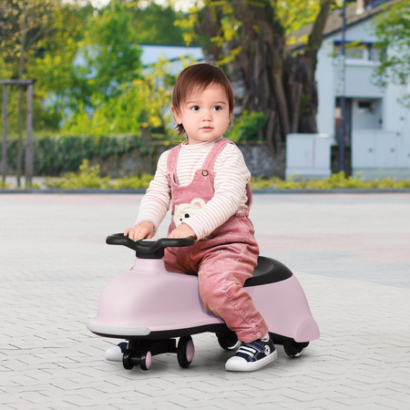 Porteur enfant - voiture dandineuse - 4 roues LED - métal PP