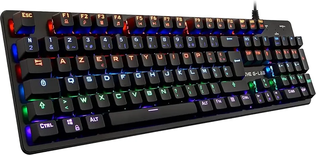 Clavier Gamer The G-Lab Keyz Carbon Ex RGB (Noir)