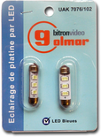 Lampe navette LED pour interphone Bleu - BITRON-GOLMAR - UAK7076/102