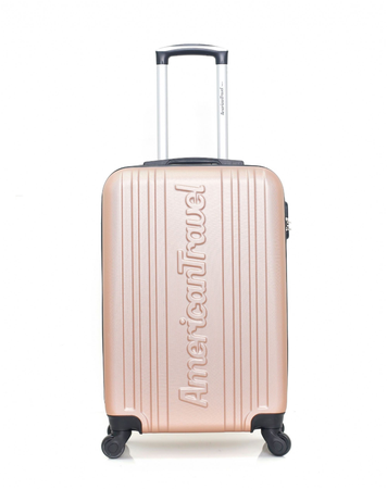 AMERICAN TRAVEL - Valise Weekend ABS SPRINGFIELD-A 4 Roues 60 cm