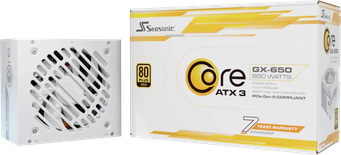 Alimentation ATX Seasonic Core GX V2 2024 - 650W (Blanc)