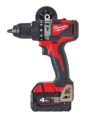 Perceuse à percussion brushless 18V M18 BLPD2-402X 82Nm + 2 batteries 4Ah + chargeur M12-18 FC + coffret HD BOX - MILWAUKEE TOOL - 4933464560