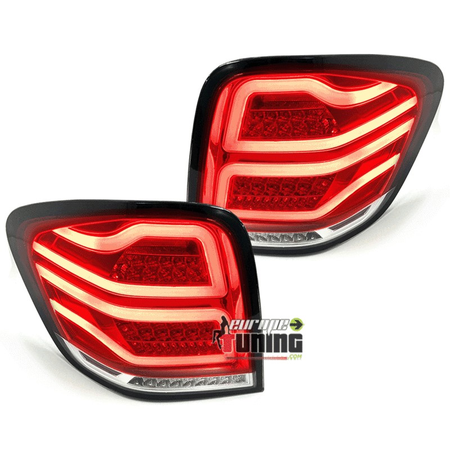 FEUX ROUGES CLAIRS LED TUBES CELIS MERCEDES ML W164 2008-2011 PH2 (05355)