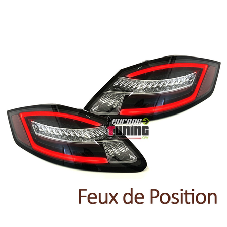 FEUX NOIRS LEDS CELIS CLIGNOTANTS DYNAMIQUES PORSCHE BOXSTER ET CAYMAN 987 (05431)