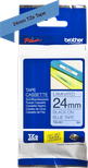 Cassette de Ruban Brother TZe-551 24mmx8m (Noir/Bleu)