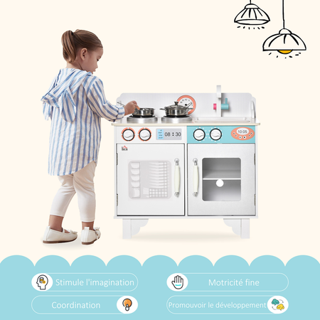 Ensemble de cuisine enfant jeu d'imitation cuisine avec accessoires