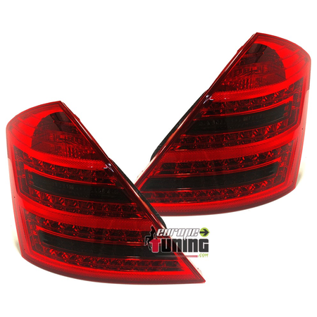 FEUX LED ROUGES NOIRS MERCEDES CLASSE S W221 (00471)