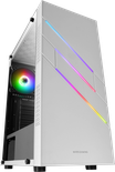 Boitier Moyen Tour XL-ATX Mars Gaming MC-U3 RGB avec panneau vitré (Blanc)