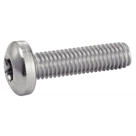 Vis à métaux tête cylindrique bombée torx inox A2 ISO 14583 3X10 boîte de 200 - ACTON - 622313X10