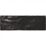 MALLORCA BLACK - Faience 6,5x20 cm aspect Zellige satiné