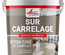 KIT BETON CIRE SUR CARRELAGE-2 m² (en 2 couches) Flanelle Gris Fonce-ARCANE INDUSTRIES