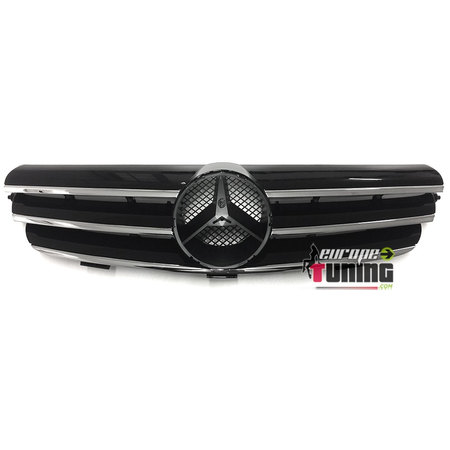 CALANDRE SPORT NOIRE CHROM MERCEDES CLK W209 (02227)