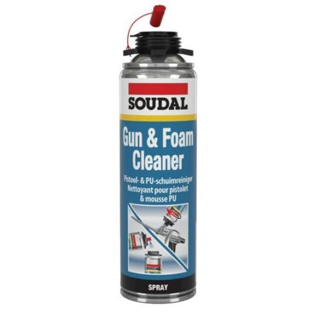 Nettoyant mousse GUN & FOAM CLEANER aérosol 500ml - SOUDAL - 103658