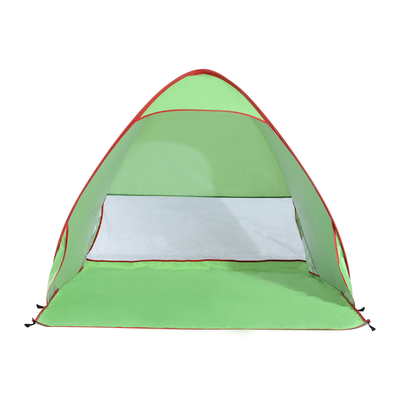 Abri de plage tente vert rouge