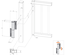 Ferme portillon 2/1 charnière noir 9005 largeur 1,1m 75kg maximal - LOCINOX - P00008665-9005