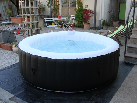 Spa gonflable rond Bulles 4 places - AquaZendo