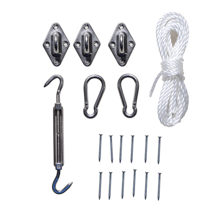 Kit de fixation pour voile d'ombrage