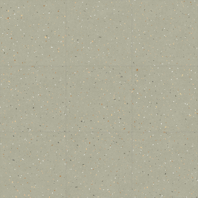 Croccante-R Menta - Carrelage aspect terrazzo 80x80 cm