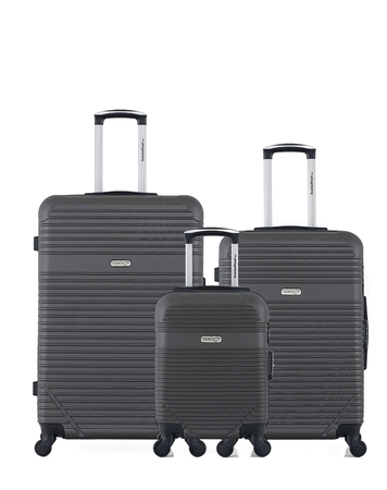 AMERICAN TRAVEL - Lot de 3 - Valises grand format, weekend et cabine XXS MEMPHIS