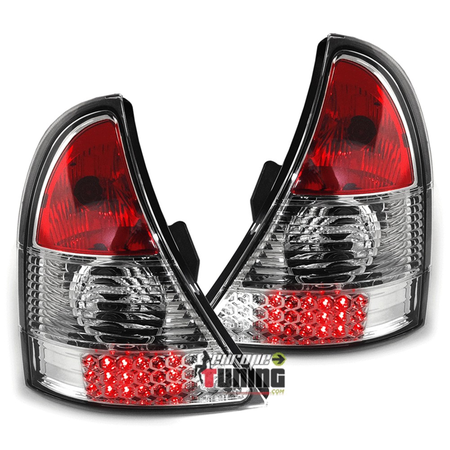 FEUX CHROME A LED POUR RENAULT CLIO 2 / CLIO B / CLIO CAMPUS 2001-2012 (04221)