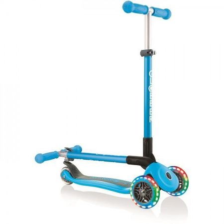 GLOBBER Trottinette enfant 3 roues pliable Primo - Bleu ciel