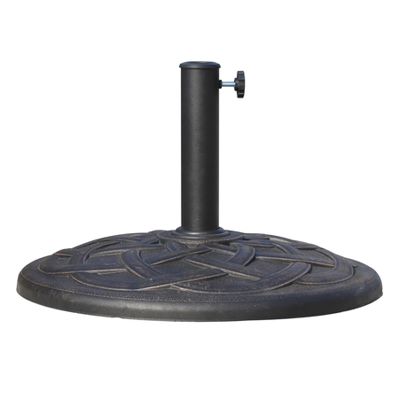 Pied de parasol base de lestage rond