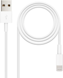 Câble Nanocable USB-A - Lightning M/M 2m (Blanc)
