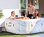 Spa gonflable PureSpa Calacatta carré Bulles 4 places - Intex