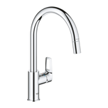 Mitigeur évier BAULOOP bec haut avec douchette extractible GROHE 30543000
