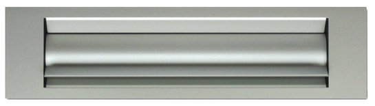 Entrée de courrier isolante argent satiné 325x30mm - T60210000