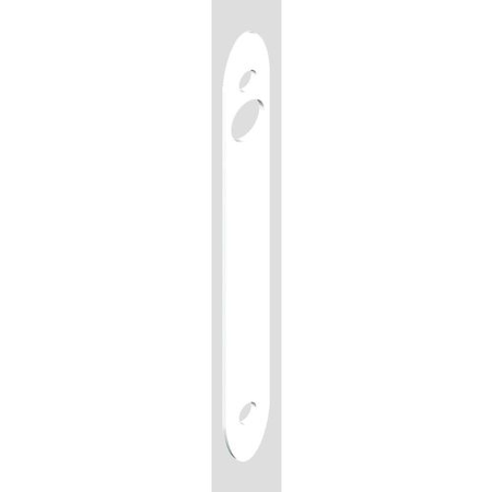 Platine pour poignée 5149 ou 5150 laqué blanc RAL9010 - LA CROISEE DS - DS6764-036