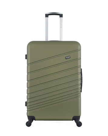 WAVE PARIS - Valise Grand Format ABS TIGRE 4 Roues 75 cm