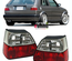 2 FEUX ARRIERES ROUGES CRISTAL POUR VOLKSWAGEN VW GOLF 2 1983-1992 (11510)