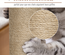 Arbre à chats design griffoirs sisal naturel niche plate-formes 6 coussins MDF bois gris