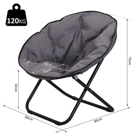 Loveuse fauteuil lune rond de jardin pliable