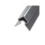 Profil d'angle alu extérieur pour bardage - Coloris - Aluminium brut, Epaisseur - 4cm, Largeur - 4.3 cm, Longueur - 270 cm