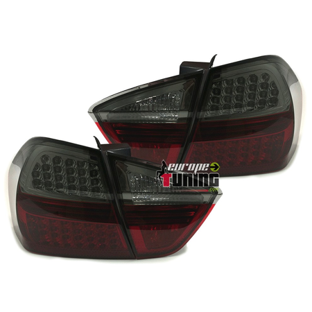 FEUX ROUGES NOIRS A LEDS BMW SERIE 3 E90 BERLINE PHASE 1 2005-2008 (00331)