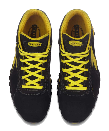 Chaussures de sécurité hautes GLOVE II HIGH S3 SRA HRO noir/jaune P38 - DIADORA SPA - 701.170234