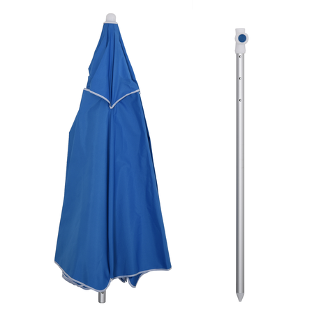 Parasol inclinable octogonal Ø 190 cm sac de transport alu polyester