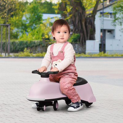 Porteur enfant - voiture dandineuse - 4 roues LED - métal PP