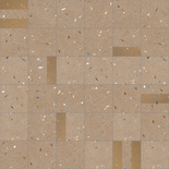 Croccante Eclair Nuez - Carrelage Patchwork aspect terrazzo 20x20 cm