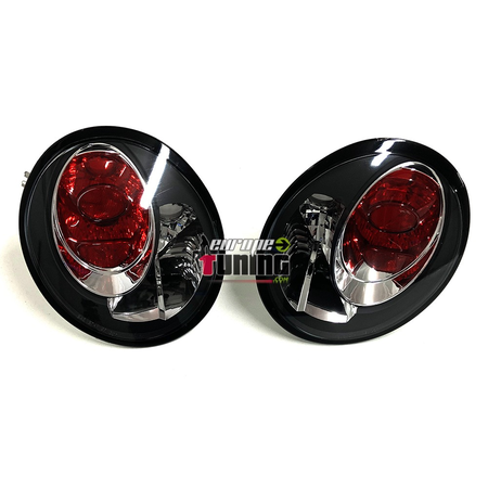 2 FEUX SPORT ROUGES NOIRS VOLKSWAGEN VW NEW BEETLE PH1 1998-2005 (03244)