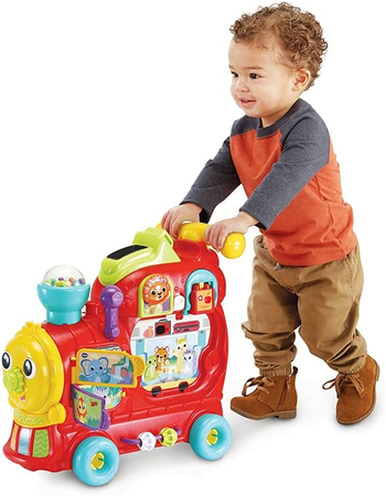 Porteur Trotteur  Maxiloco Mon Trotti Train 7 En 1 - VTECH BABY - Rouge - Musical