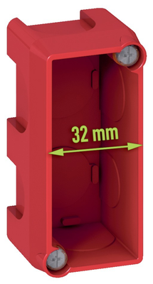 Boîte d’encastrement BATIBOX pour maçonnerie IP20 en plastique 1 module P 40mm - LEGRAND - 080140