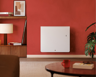 Radiateur à chaleur douce EQUATEUR 5 horizontal blanc mat 1000W - THERMOR - 428388