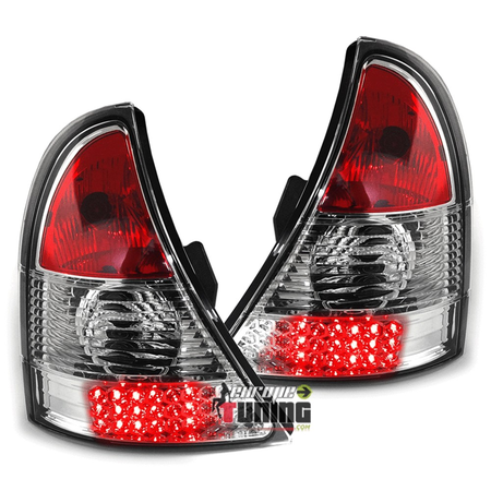 FEUX CHROME A LED POUR RENAULT CLIO 2 / CLIO B / CLIO CAMPUS 2001-2012 (04221)