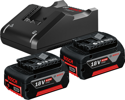 Perceuse-visseuse 18V GSR 18V-28 + 2 batteries 4Ah + chargeur + L-BOXX - BOSCH - 060186610H