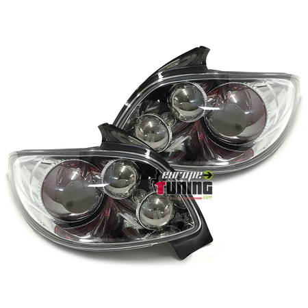 FEUX TUNING FULL CHROME PEUGEOT 206 et 206 + (11042)